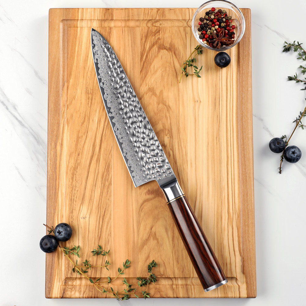 Santoku Damascus — Homura 焔